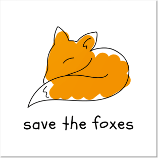 Save the Foxes Posters and Art